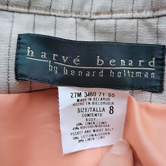 Harve Benard by Benard Holtzman Women's Linen Jacket Size US 8 - Picture 9 of 13